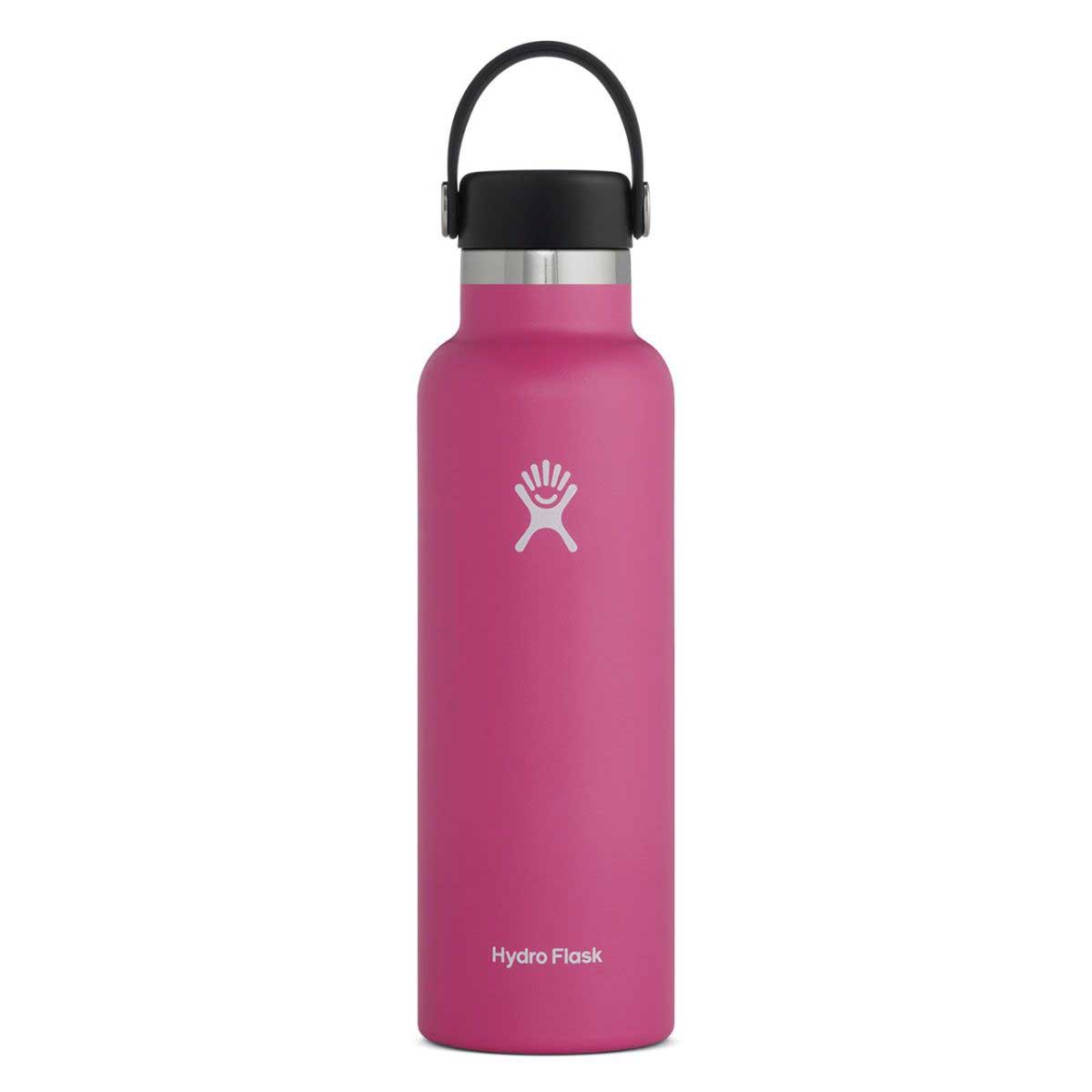 Hydro Flask Standard Mouth Insulated Water Bottle with Flex Cap 21 oz in Carnation